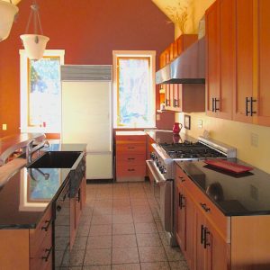 Fir and Bubinga Kitchen